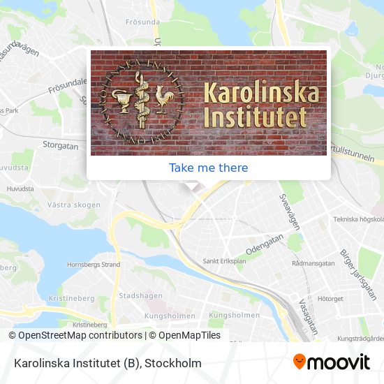 Karolinska Institutet (B) map