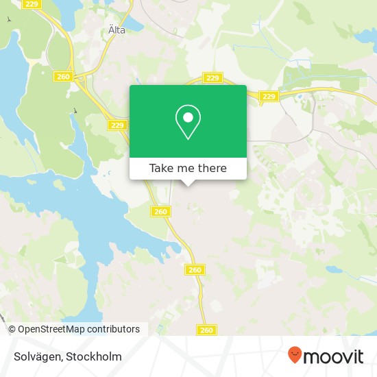 Solvägen map