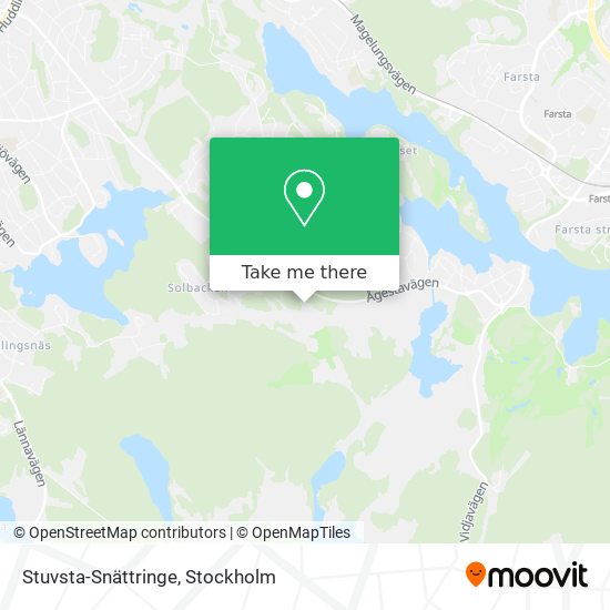 Stuvsta-Snättringe map