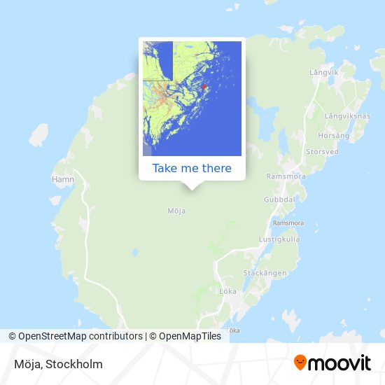 Möja map