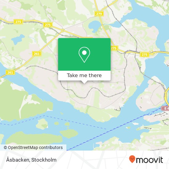 Åsbacken map