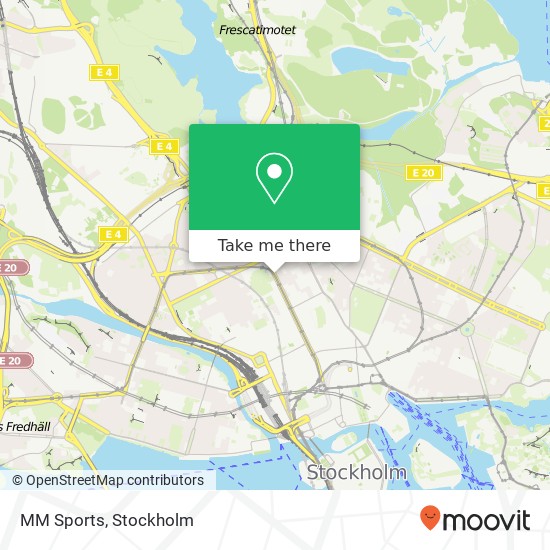 MM Sports map