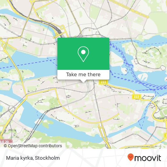 Maria kyrka map