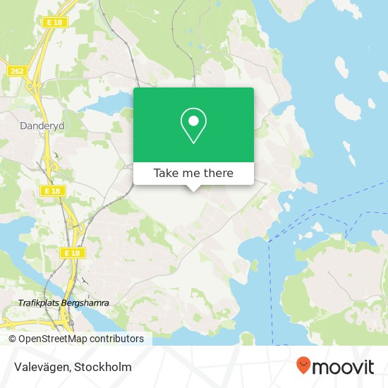 Valevägen map