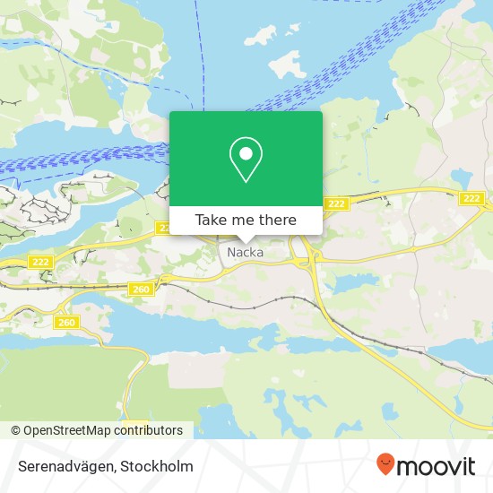 Serenadvägen map