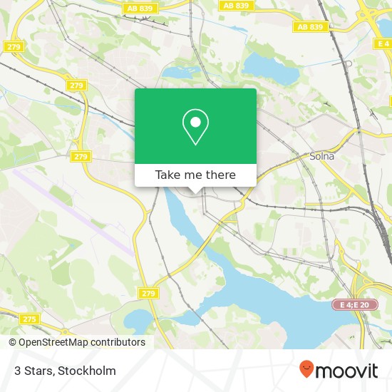 3 Stars map