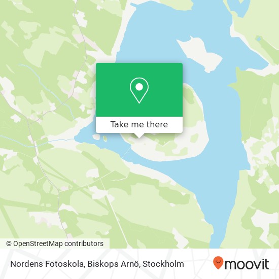 Nordens Fotoskola, Biskops Arnö map