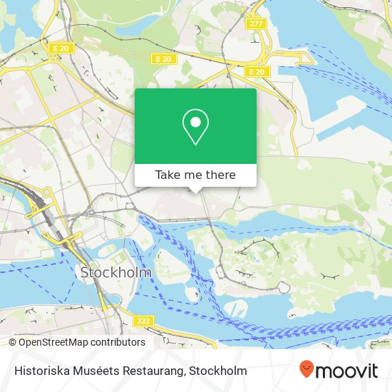 Historiska Muséets Restaurang map