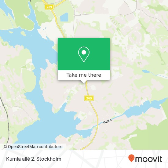 Kumla allé 2 map