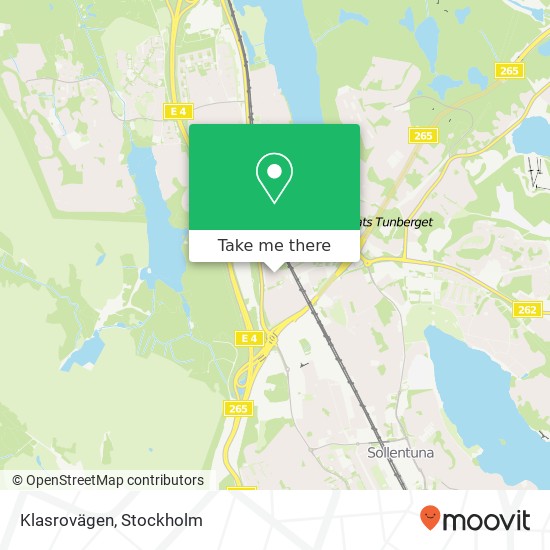 Klasrovägen map