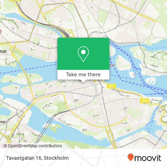 Tavastgatan 16 map