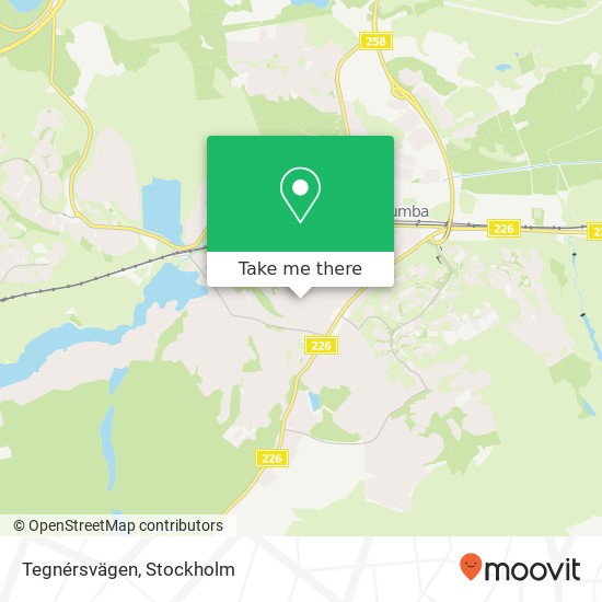 Tegnérsvägen map