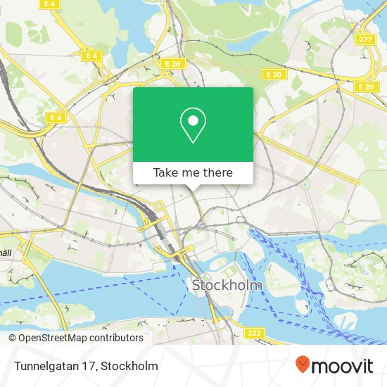 Tunnelgatan 17 map