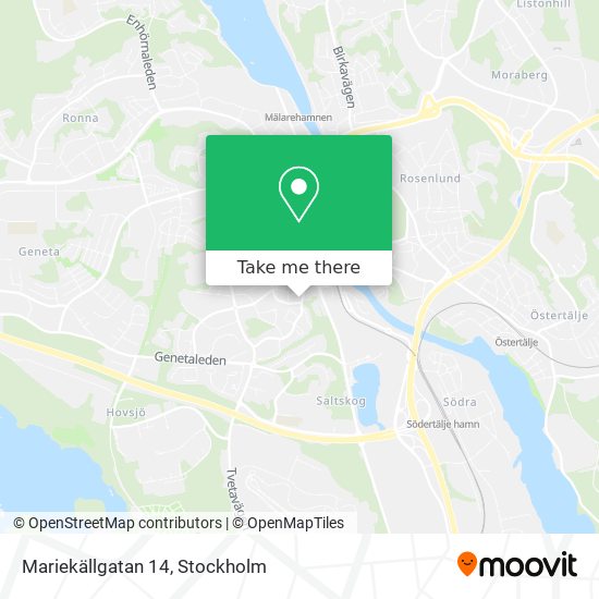 Mariekällgatan 14 map