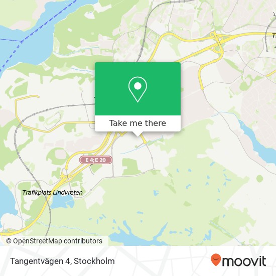 Tangentvägen 4 map