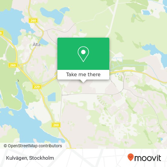 Kulvägen map