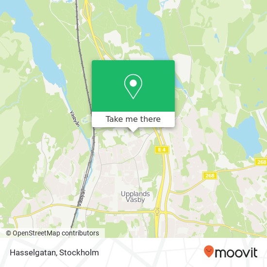 Hasselgatan map