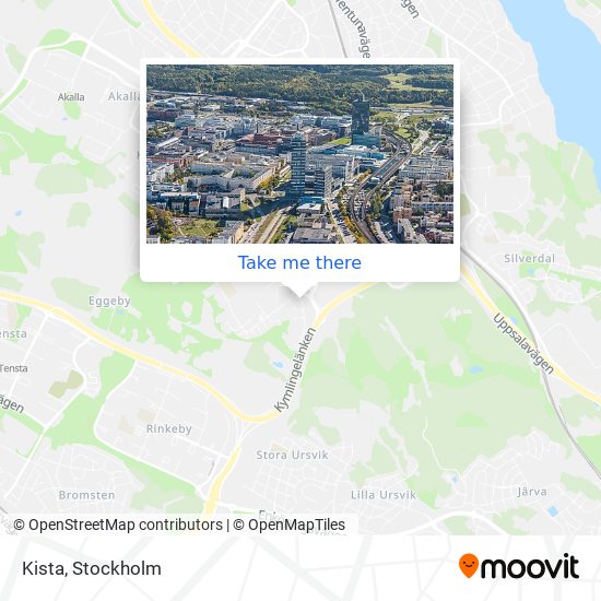 Kista map