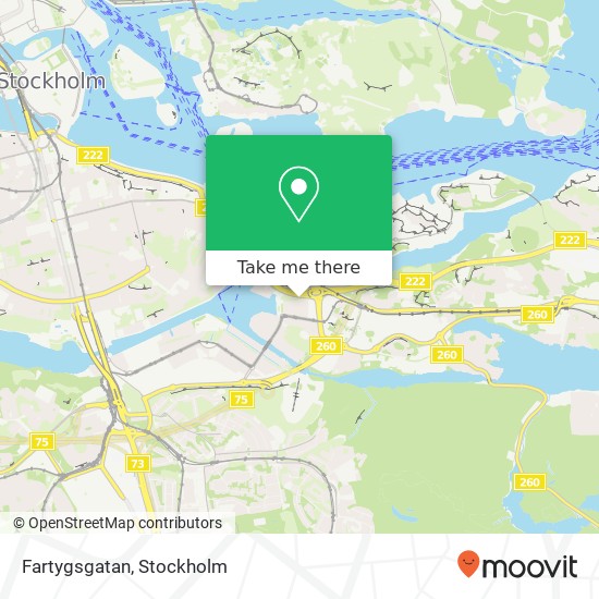 Fartygsgatan map