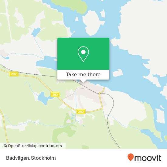 Badvägen map