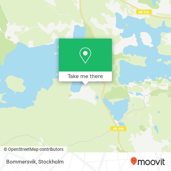 Bommersvik map