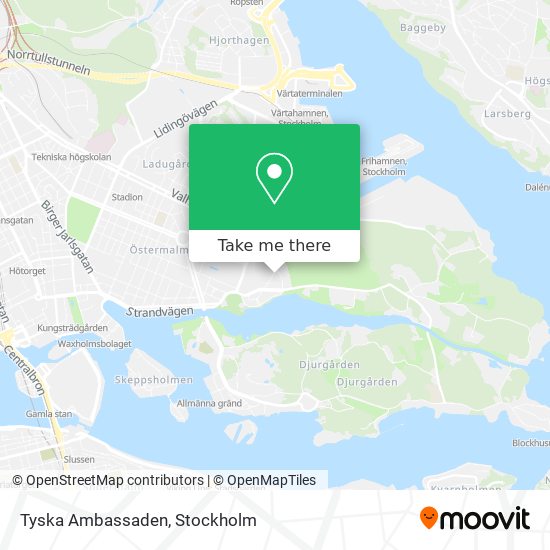 Tyska Ambassaden map