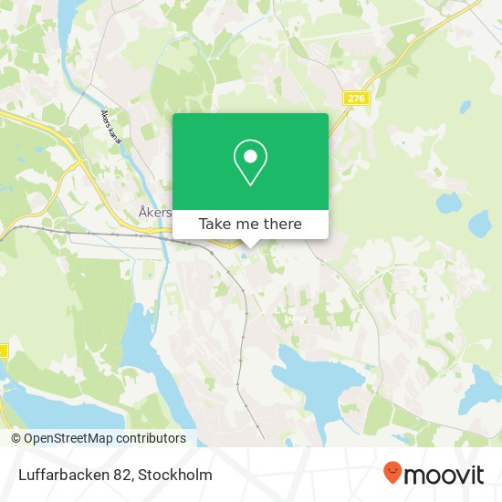 Luffarbacken 82 map