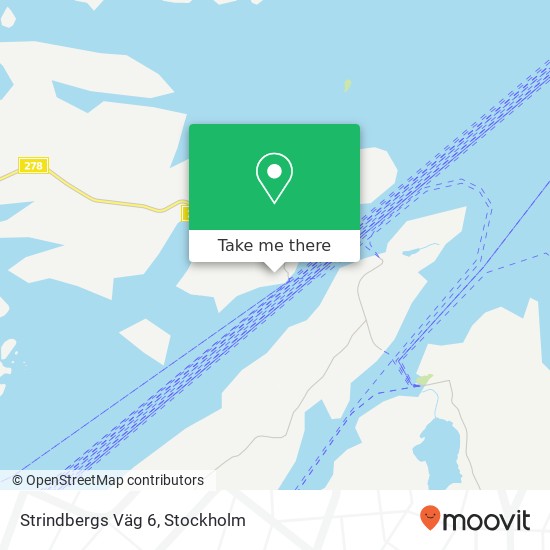 Strindbergs Väg 6 map