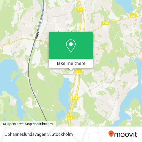 Johanneslundsvägen 3 map