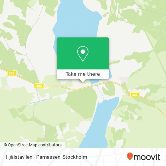 Hjälstavilen - Parnassen map