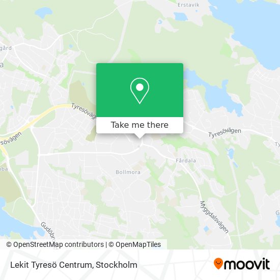 Lekit Tyresö Centrum map