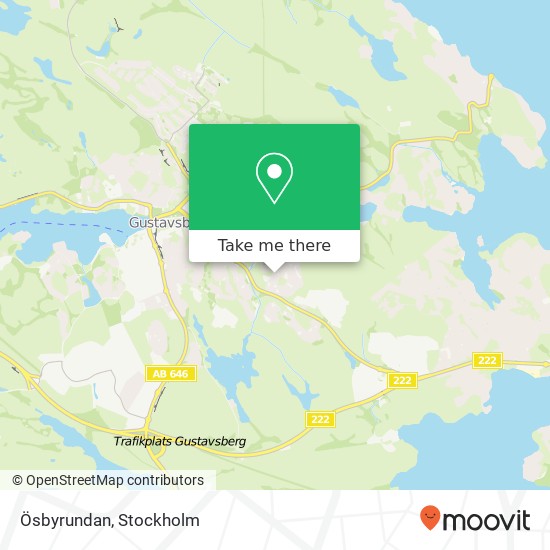 Ösbyrundan map