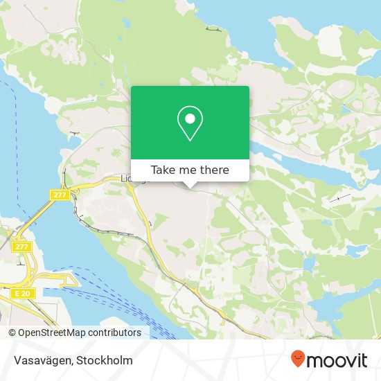 Vasavägen map