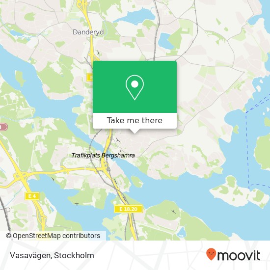 Vasavägen map