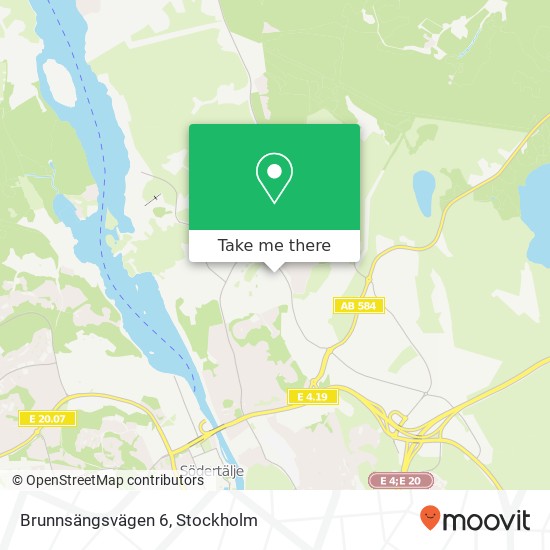 Brunnsängsvägen 6 map