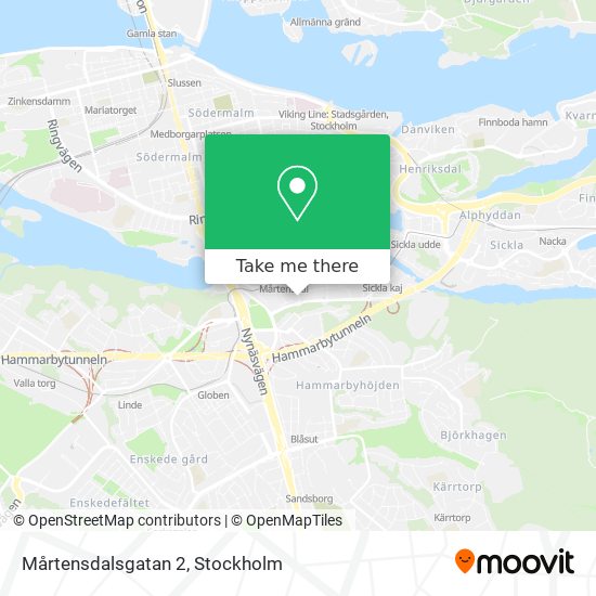 Mårtensdalsgatan 2 map