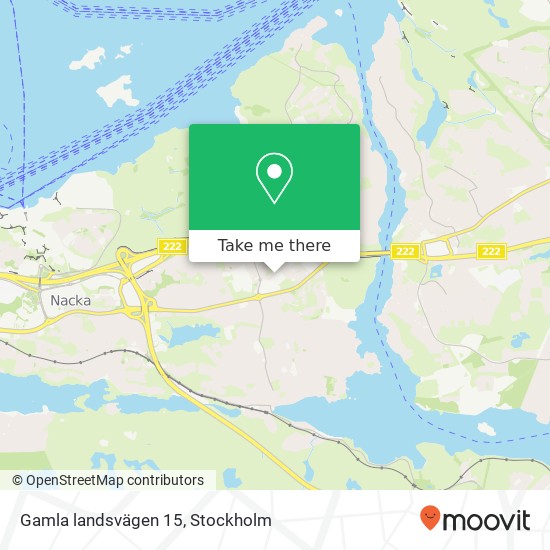 Gamla landsvägen 15 map