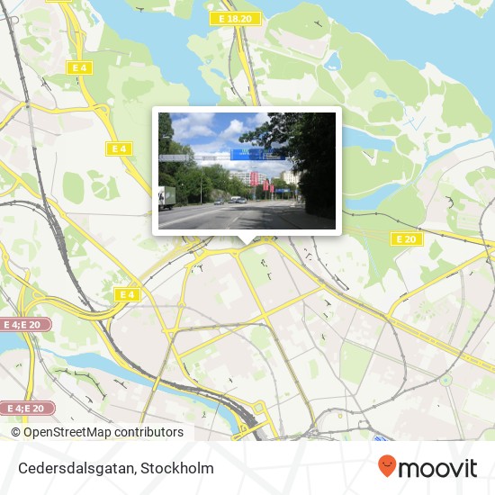 Cedersdalsgatan map