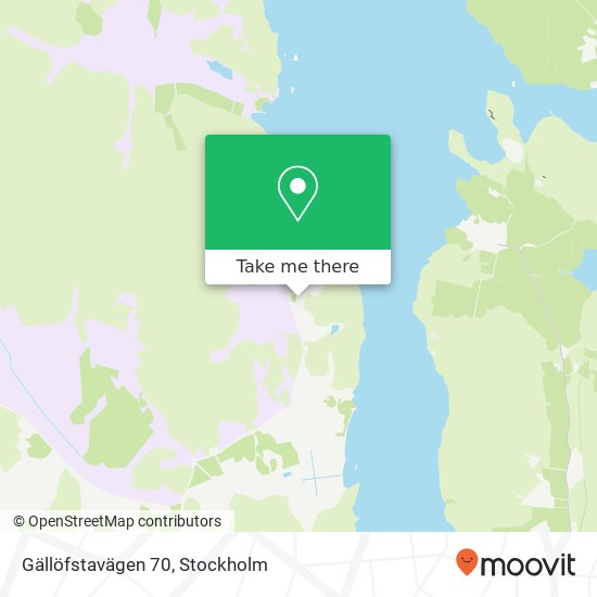 Gällöfstavägen 70 map