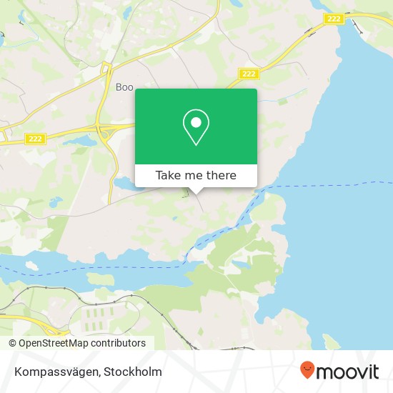 Kompassvägen map