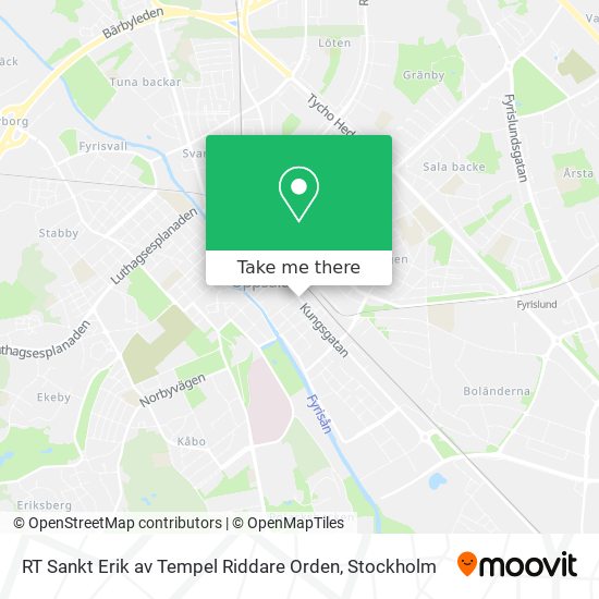 RT Sankt Erik av Tempel Riddare Orden map