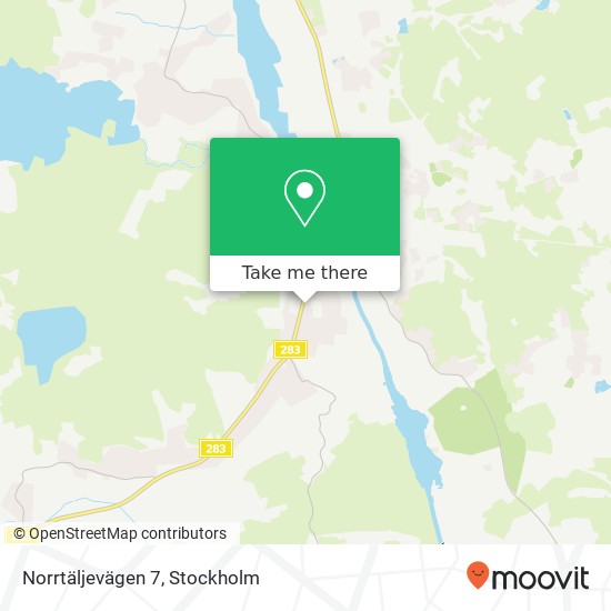 Norrtäljevägen 7 map