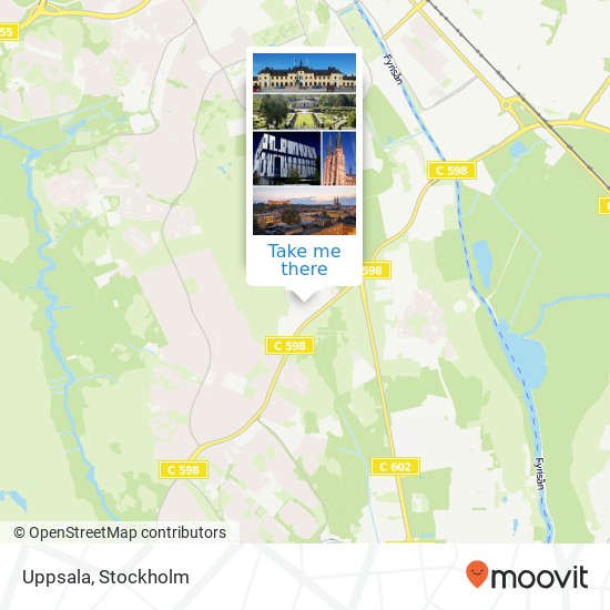 Uppsala map