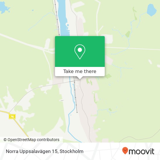 Norra Uppsalavägen 15 map