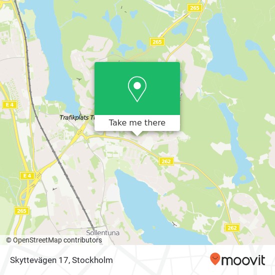 Skyttevägen 17 map