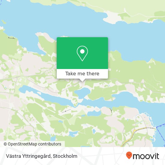 Västra Yttringegård map
