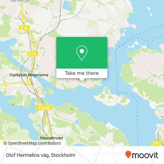 Olof Hermelins väg map