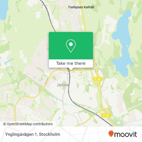 Ynglingavägen 1 map