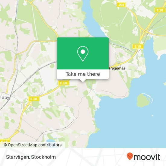 Starvägen map