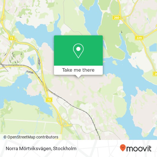 Norra Mörtviksvägen map